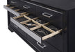 Black Miranda 9-drawer dresser from CoasterEveryday featuring sleek furniture design with multiple spacious drawers.