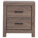 CoasterEveryday Brantford 4-piece Eastern King bedroom set in barrel oak with matching headboard, nightstands, and dresser.