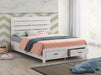 Coastal white Brantford Wood Queen Storage Panel Bed by CoasterEveryday, showcasing a classic bedroom furniture piece with storage drawers.