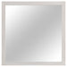 Eastern King bedroom set by CoasterEveryday featuring coastal white furniture, including a bed, dresser, and matching nightstands.