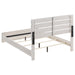 Coastal white Brantford 5-piece queen bedroom set by CoasterEveryday, includes bed frame, nightstands, and dresser with modern design.