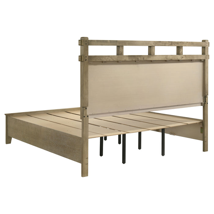 Hazlewood 4-piece Eastern King Bedroom Set Vineyard Oak
