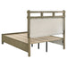 Hazlewood 4-piece Queen bedroom furniture set by CoasterEveryday in Vineyard Oak finish, includes bed, dresser, mirror, and nightstands.