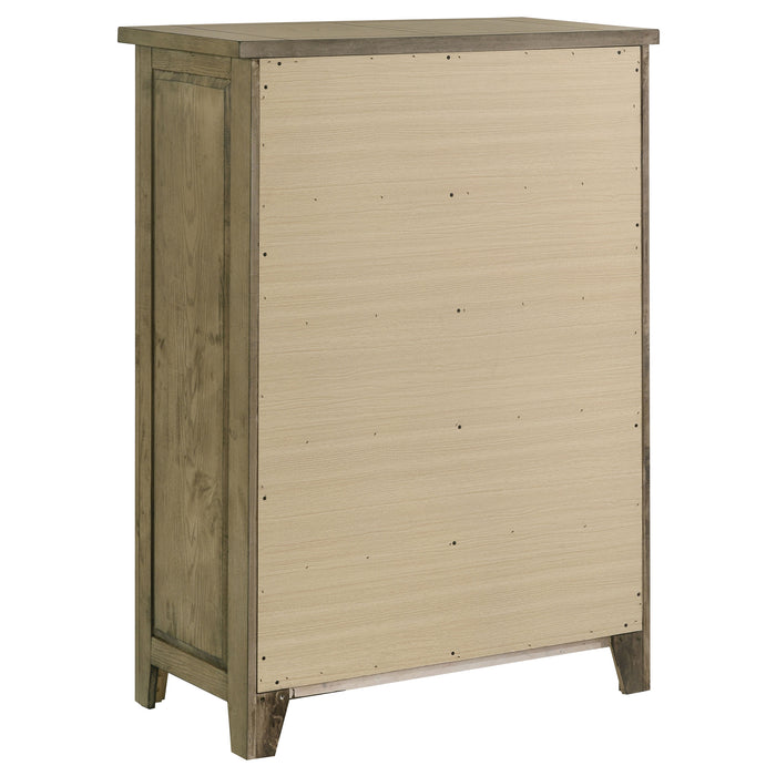 Hazlewood 5-piece Queen Bedroom Set Vineyard Oak