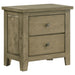 Hazlewood 4-piece Eastern King bedroom set by CoasterEveryday in Vineyard Oak, featuring a bed, nightstands, and dresser with elegant design.