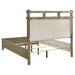 Hazlewood Queen Panel Bed in Vineyard Oak finish, showcasing the 61-inch headboard and sturdy wooden frame from CoasterEveryday.