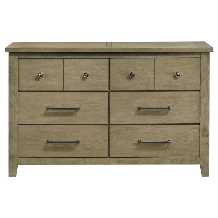 Hazlewood 6-drawer Bedroom Dresser Cabinet Vineyard Oak