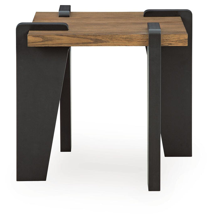 Rectangular Cocktail Table from the Weathermore collection by Signature Design by Ashley®, with a wooden finish and modern style.