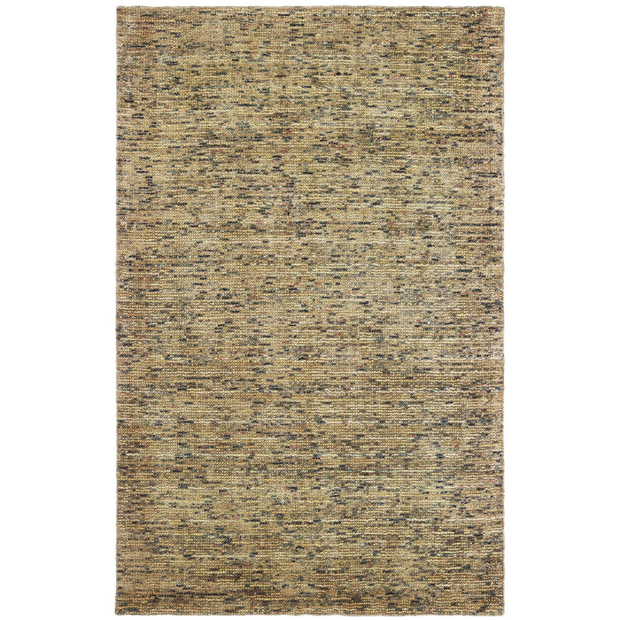 10' X 13' Hand Tufted Area Rug - Gold And Green