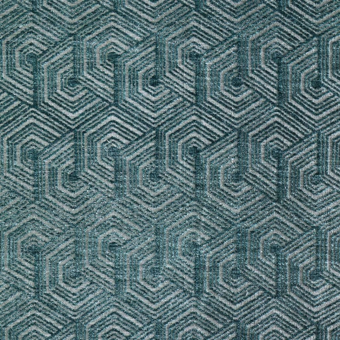 9' X 13' Geometric Area Rug (722098) - Blue / Ivory
