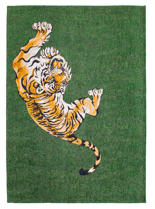 3' X 5' Abstract Washable Area Rug (552020) - Green / Yellow