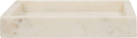 Elegant Michael marble tray by Meridian Furniture featuring a smooth, polished surface and sturdy edges for serving or display.