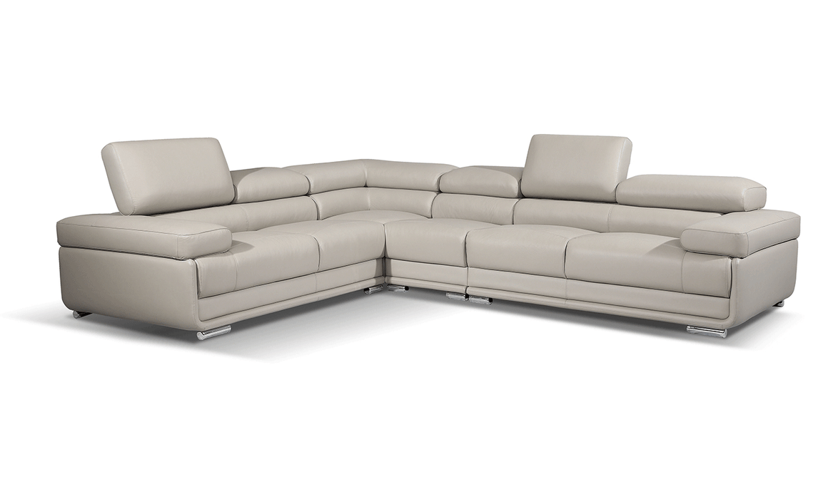 2119 Sectional Light Gray Right or Left
