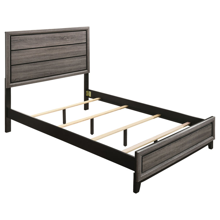 Watson Four-piece Full Bedroom Set Grey Oak