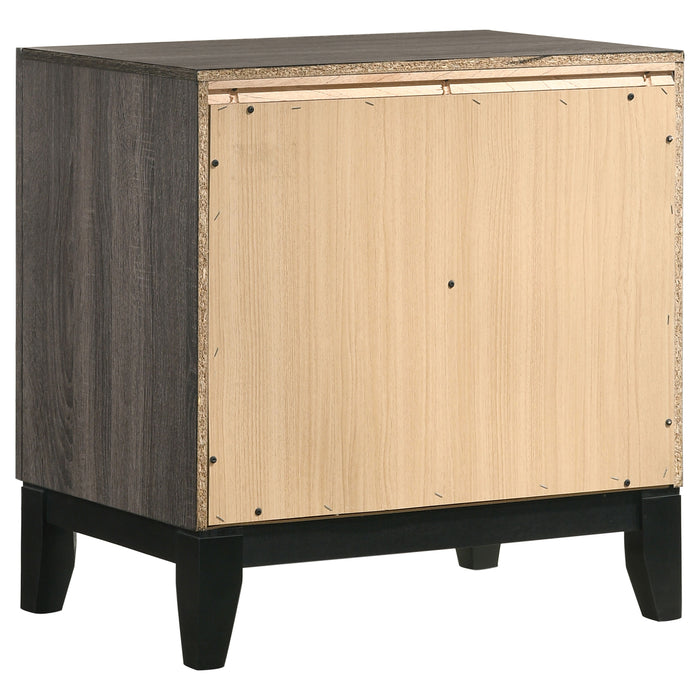 Watson Five-piece Full Bedroom Set Grey Oak