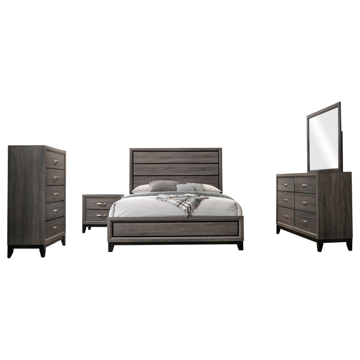 Watson Five-piece California King Bedroom Set Grey Oak