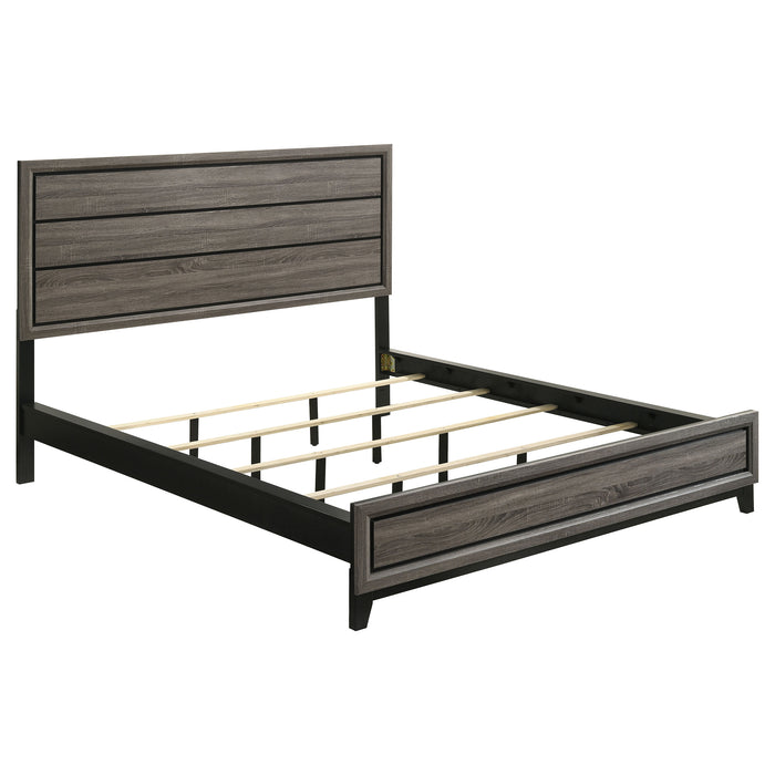 Watson Five-piece California King Bedroom Set Grey Oak