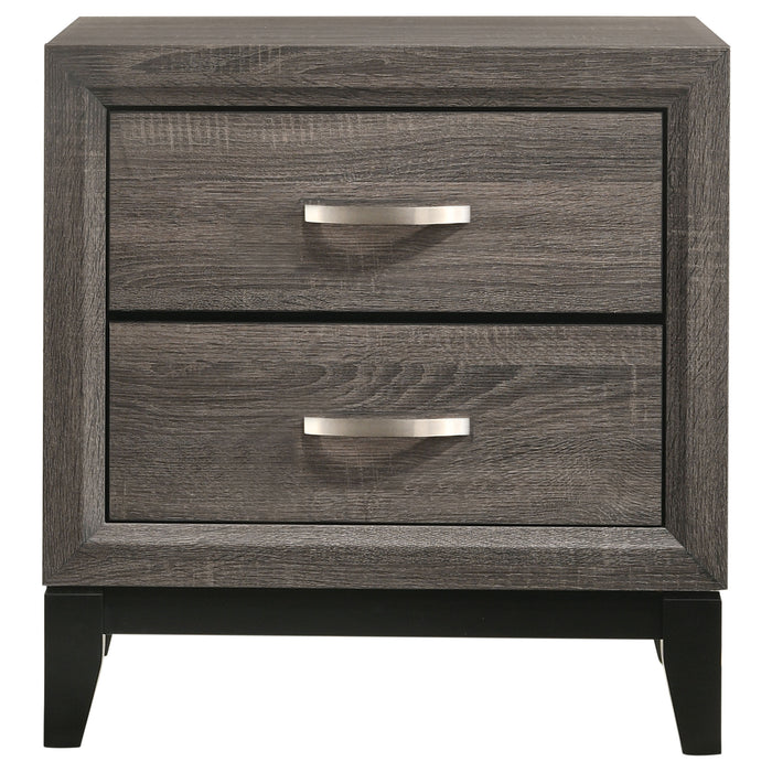 Watson Four-piece Twin Bedroom Set Grey Oak
