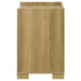 Natural wood Hyland 2-drawer nightstand by CoasterEveryday, featuring a compact bedside table with two drawers for bedroom storage.