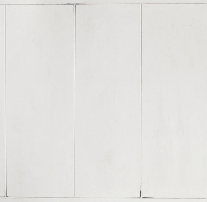 McKinney Queen LED Light Panel Bed Vintage White