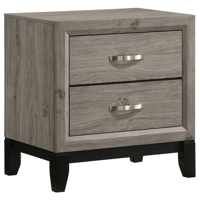 Valen Five-piece Full Bedroom Set Light Taupe