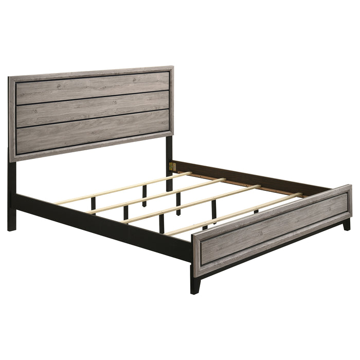 Valen five-piece Eastern King bedroom set in light taupe by CoasterEveryday