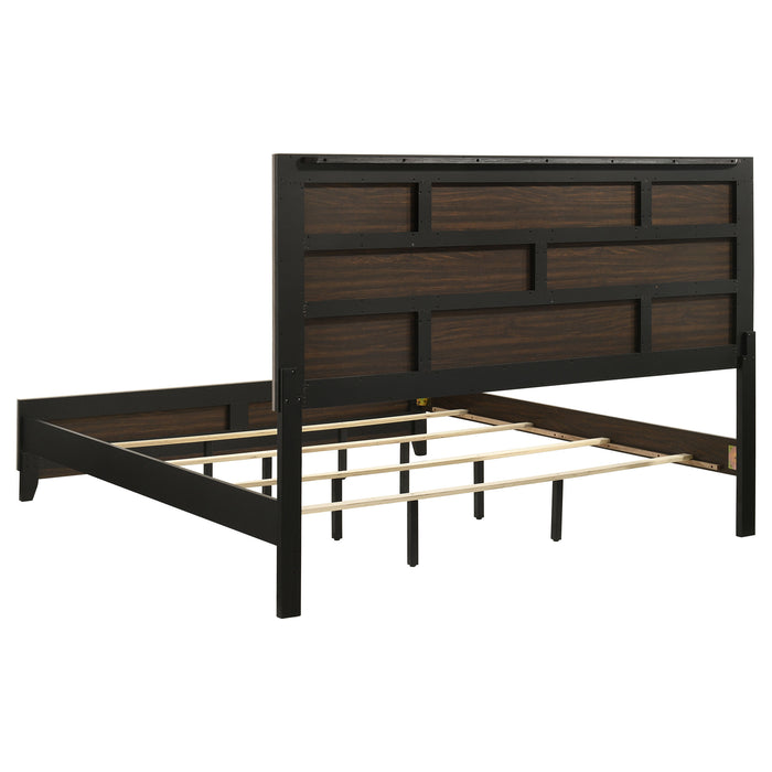 Valen five-piece Eastern King bedroom set in light taupe by CoasterEveryday