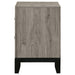 CoasterEveryday Valen 2-drawer nightstand bedside table in light taupe finish
