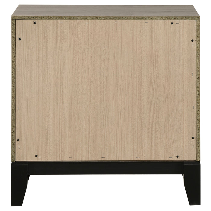 Valen 2-drawer Nightstand Bedside Table Light Taupe