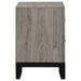 Valen 2-drawer nightstand bedside table in light taupe by CoasterEveryday