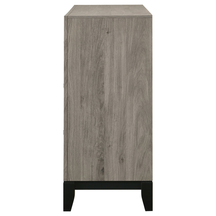 Valen 6-drawer Bedroom Dresser Cabinet Light Taupe