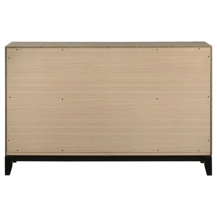 Valen 6-drawer Bedroom Dresser Cabinet Light Taupe