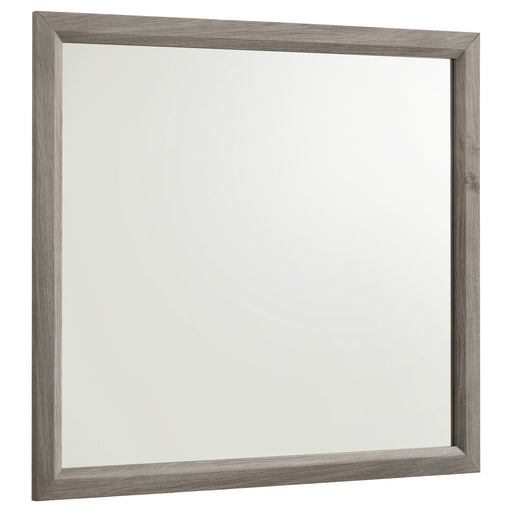 Valen dresser mirror in light taupe by CoasterEveryday, featuring a clean rectangular frame