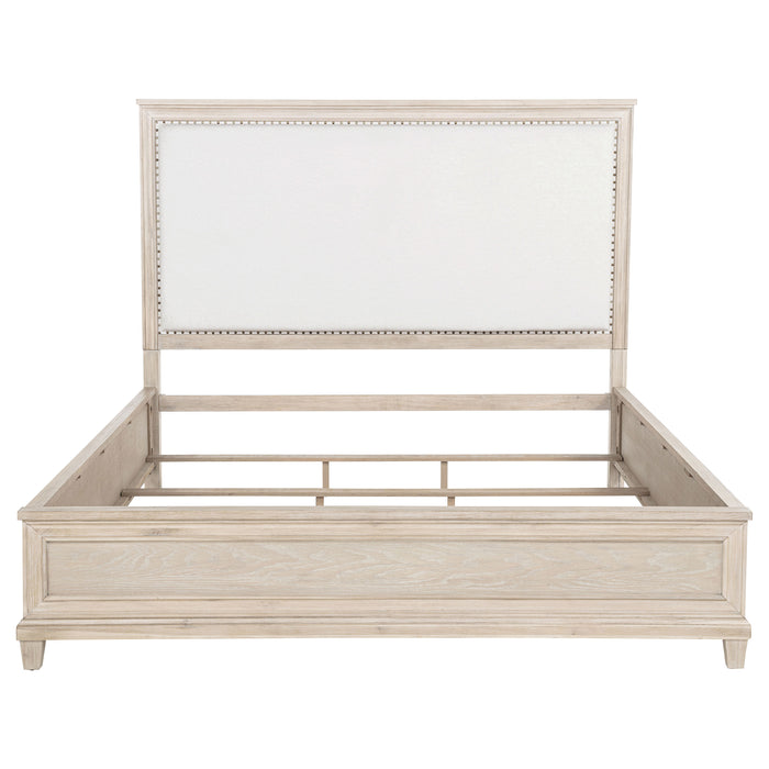 Pembroke 66-inch Eastern King Panel Bed Washed Oak