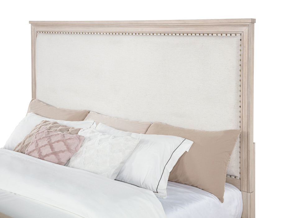 Pembroke 66-inch California King Panel Bed Washed Oak