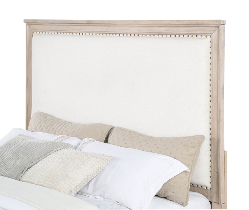 Pembroke 66-inch Queen Panel Bed Washed Oak