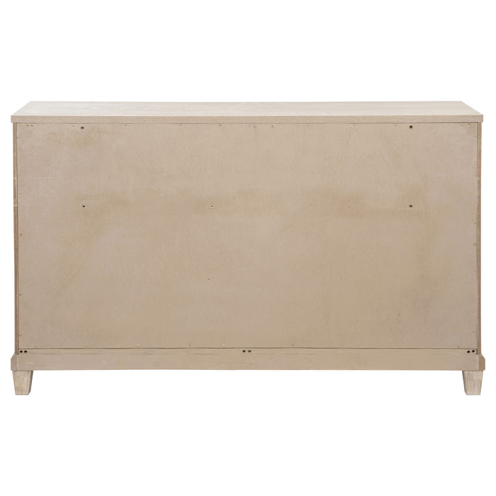 Pembroke 6-drawer Bedroom Dresser Cabinet Washed Oak