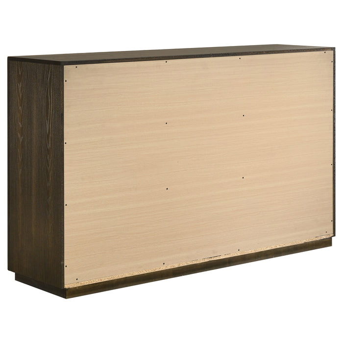 Atlas 5-piece California King Bedroom Set Dark Oak