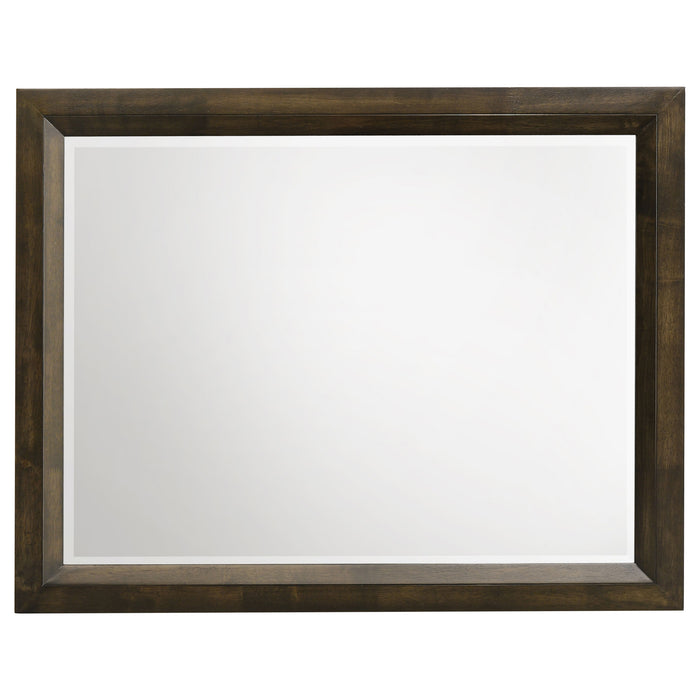 Atlas Bedroom Dresser Mirror Dark Oak