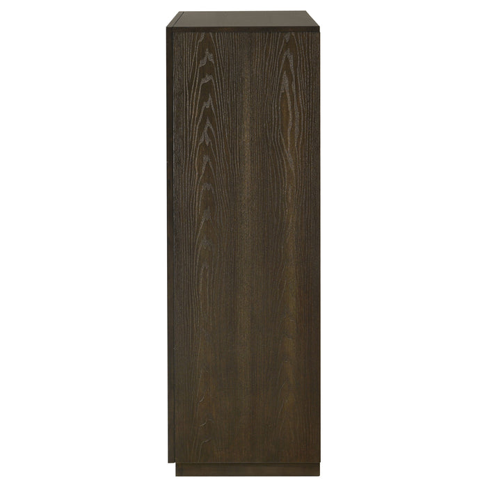 Atlas 5-drawer Bedroom Chest of Drawers Dark Oak