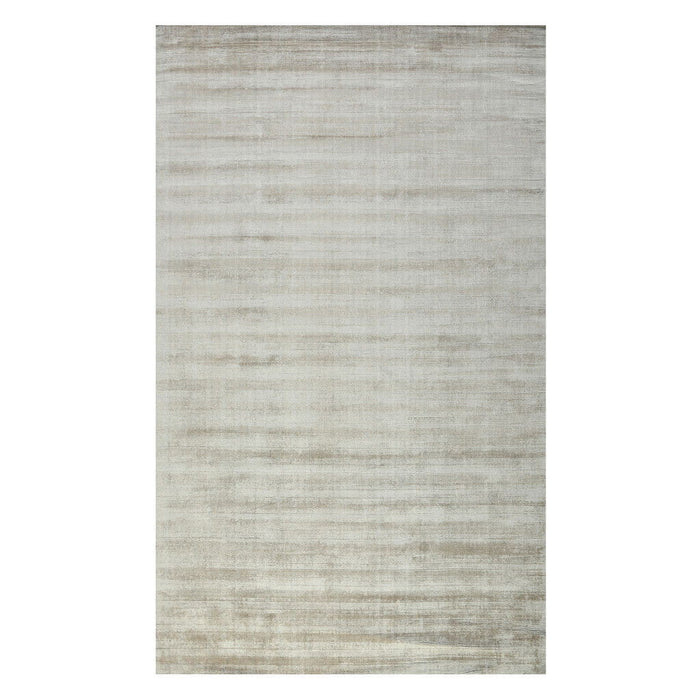 9' X 12' Abstract Hand Woven Area Rug - Ivory And Gray