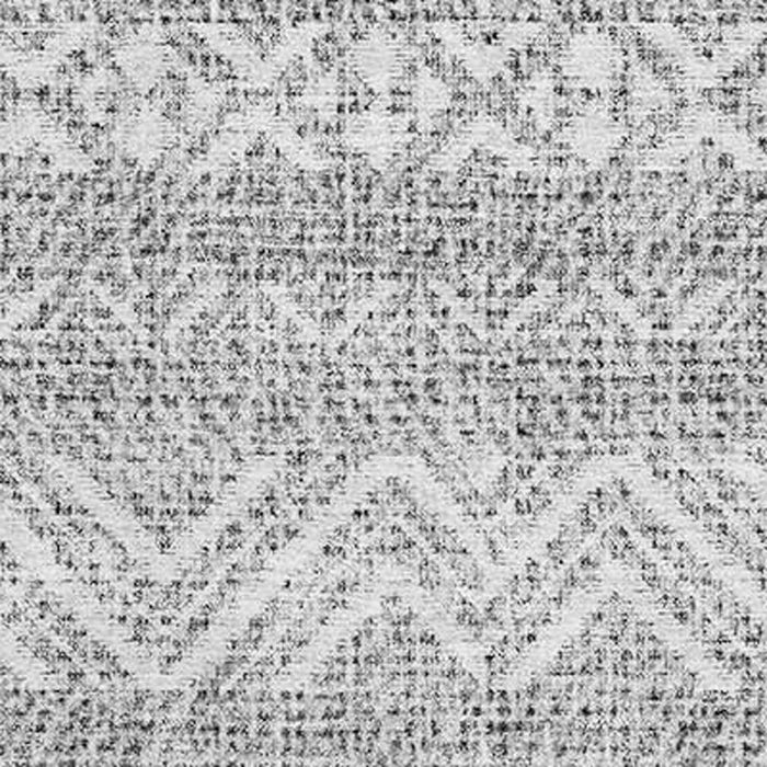 10' X 14' Southwestern Washable Area Rug With UV Protection - Gray And Silver