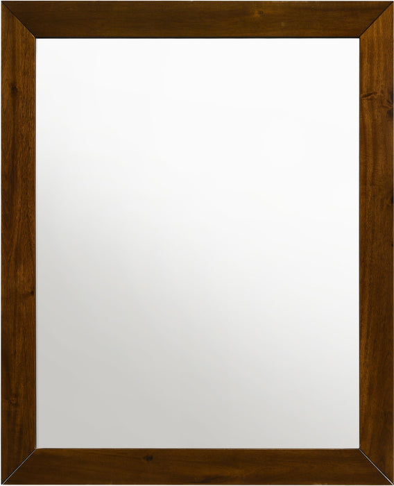 Reed - Mirror - Antique Coffee