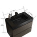 Giga Alice bathroom vanity with large storage, wall-mounted floating design, one-piece sink basin without drain or faucet.
