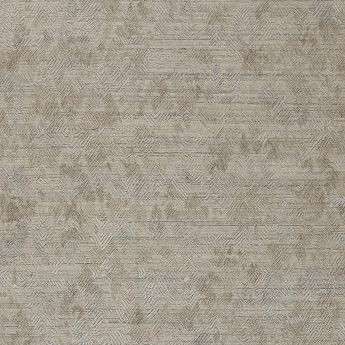 5' x 8' Abstract Hand Woven Area Rug - Gray And Taupe