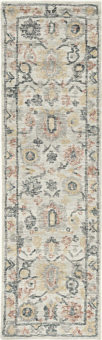 9' x 13' Hand Tufted Space Dyed Floral Traditional Indoor Area Rug - Ivory