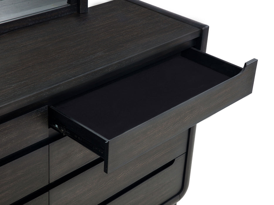 Leandro 5-piece Queen Bedroom Set Burnished Black