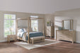 Solano 5-piece Eastern King bedroom set by CoasterEveryday featuring weathered mango finish and matching furniture pieces.