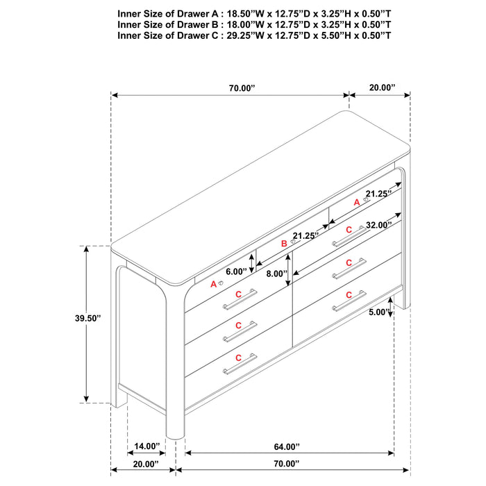 Solano 4-piece California King Bedroom Set Weathered Mango