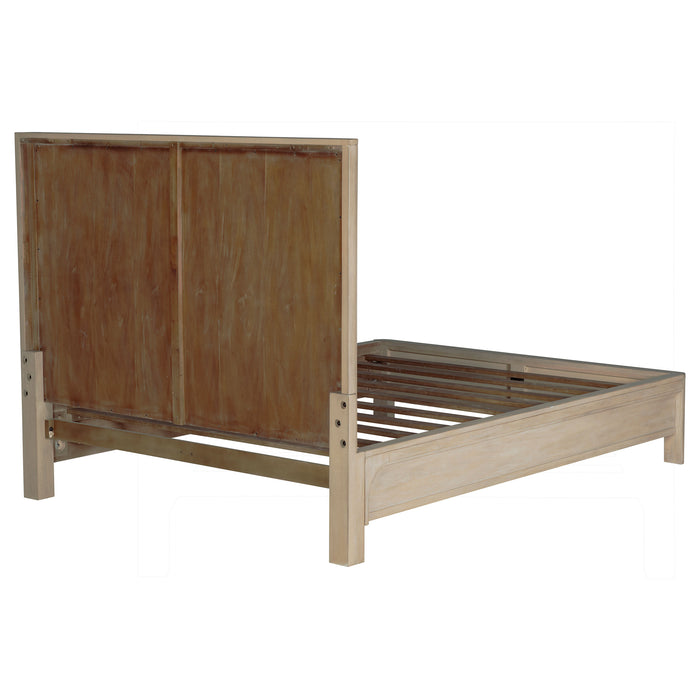 Solano 56-inch Eastern King Panel Bed Weathered Mango